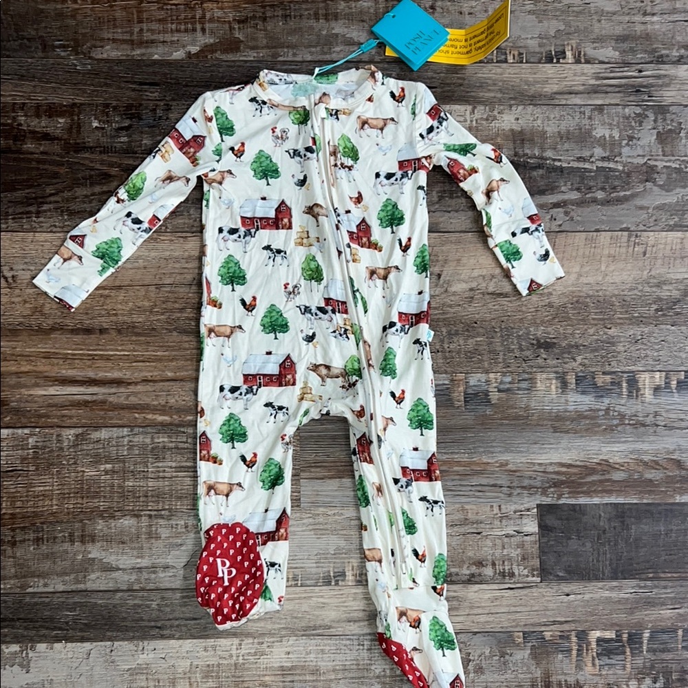 Posh Peanut Farm-Themed Footies